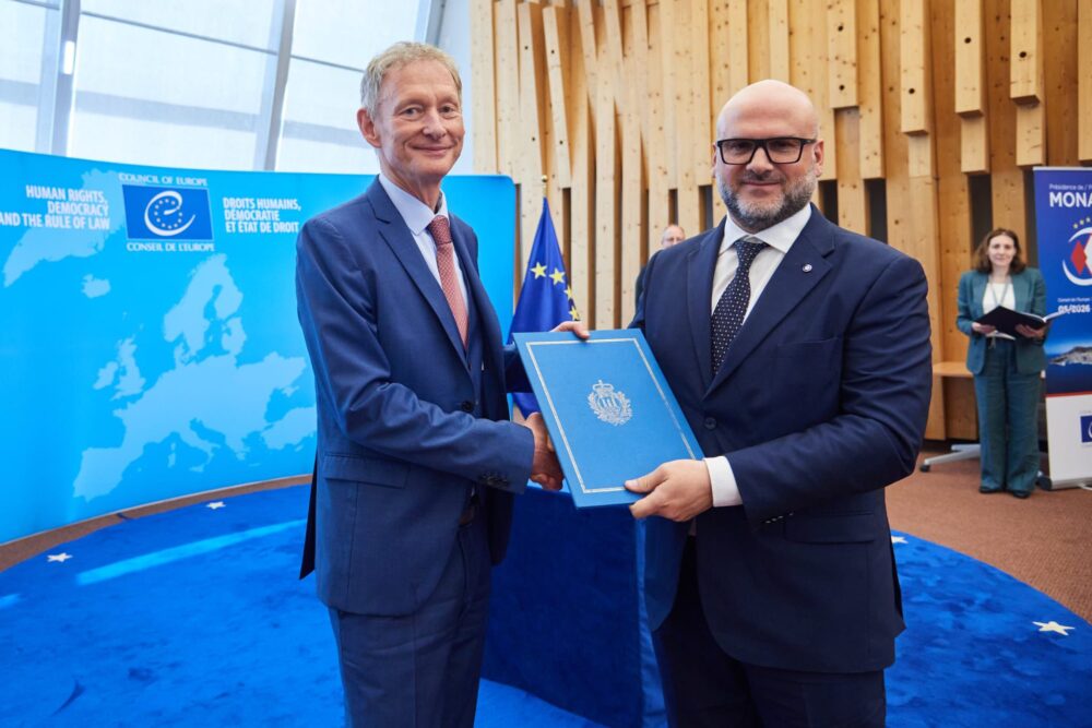 Il Segretario Canti sottoscrive a Strasburgo il Protocollo di modifica della Convenzione del Consiglio d’Europa sulla prevenzione del terrorismo
