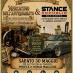 Borgo Maggiore, sabato 30 maggio mercatino vintage e esposizione auto nel centro storico