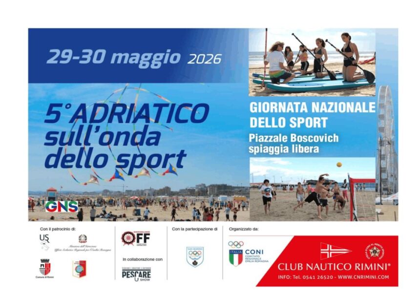 I vertici CONS presenti alla quinta edizione di “Adriatico, sull’onda dello sport” e al Rimini Wellness