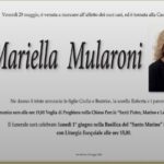 San Marino. Lunedì 1 giugno ore 15 alla Basilica del Santo il funerale di Mariella Mularoni