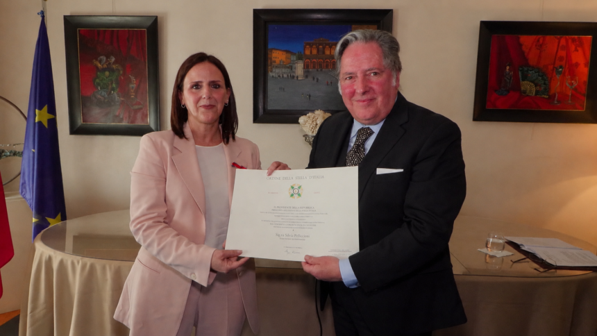 San Marino RTV: Silvia Pelliccioni riceve l’onorificenza di Cavaliere dell’Ordine della Stella d’Italia