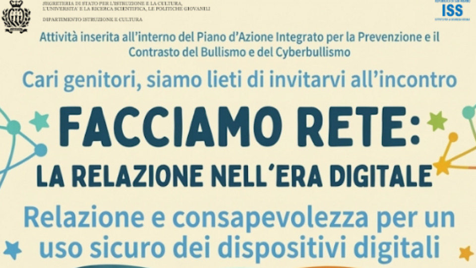 San Marino. “Facciamo Rete”: al via negli Asili Nido il ciclo di incontri sull’educazione alla cittadinanza digitale