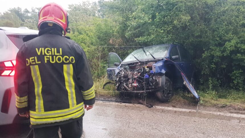 Scontro fra auto e furgone sammarinesi a Vallecchio: intervenuto l’elisoccorso