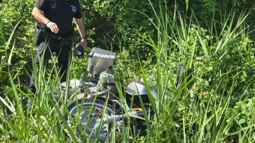 Scontro tra auto e moto lungo la strada del Parco del Marano