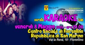 Fiorentino, Musica e divertimento al Centro Sociale: venerdì 8 maggio torna l’appuntamento con il Karaoke Lab