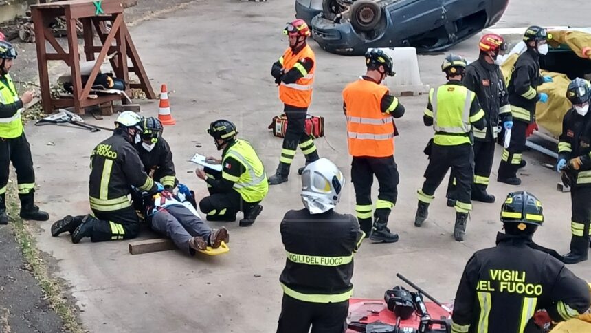 Soccorso stradale complesso, anche San Marino alla manifestazione nazionale dei Vigili del Fuoco