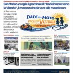 San Marino. La prima pagina de La RepubblicaSM