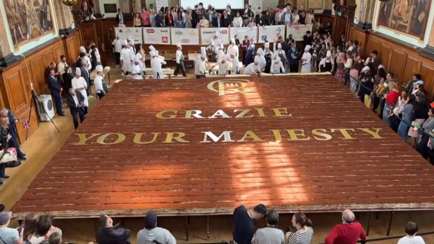 Londra, tiramisù da record: raccolti fondi per Esharelife Foundation guidata dal Console Bragagni
