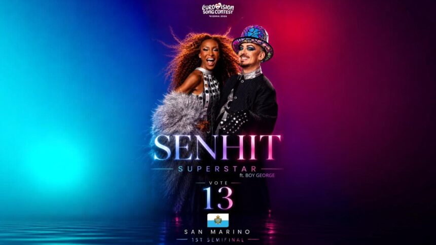 Eurovision 2026, stasera la prima semifinale: Senhit e Boy George in gara per San Marino