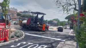 Lavori su via Bellini terminati in anticipo: strada riaperta