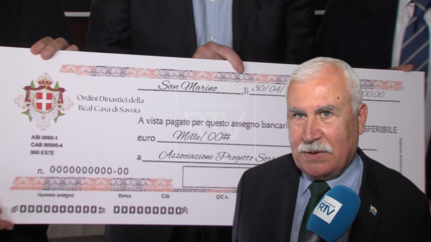 Galà benefico: consegnate le donazioni a quattro associazioni no profit di San Marino
