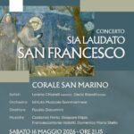 San Marino. Celebrazioni San Francesco, sabato 16 maggio 2026, ore 21.15, Basilica del Santo