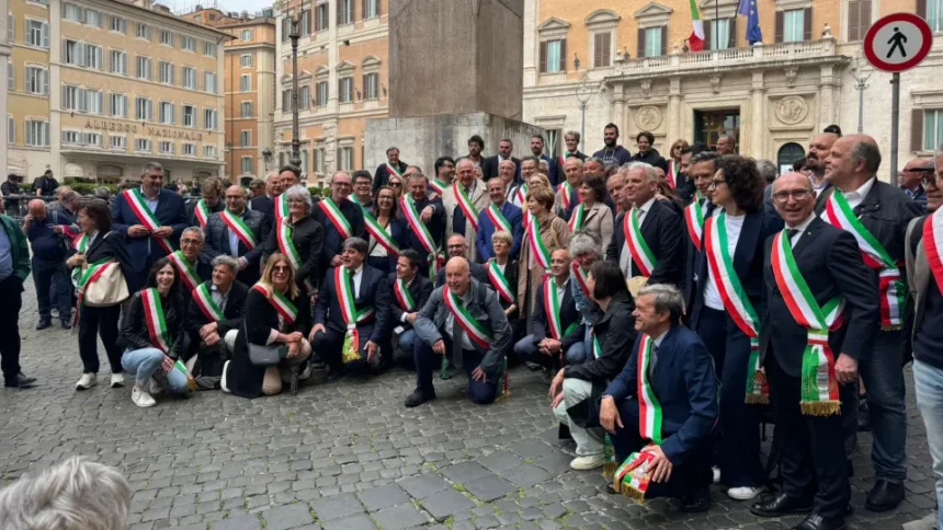 A Roma la protesta dei comuni montani a rischio declassamento