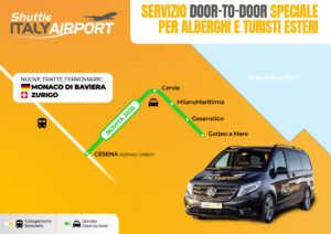 Shuttle Italy Airport amplia i servizi: nuove connessioni con i treni internazionali per la Riviera Romagnola