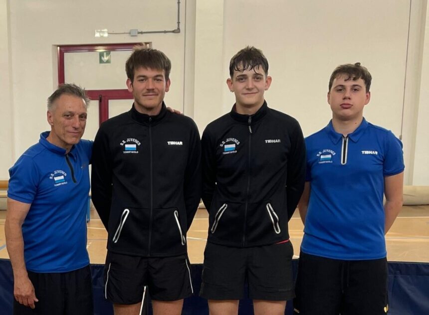 San Marino. Tennistavolo, Juvenes campionati a squadre. La stagione si chiude con un grande successo