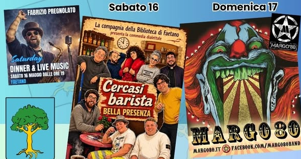 San Marino, 16 e 17 maggio. A Faetano weekend di festa tra musica, teatro e solidarietà