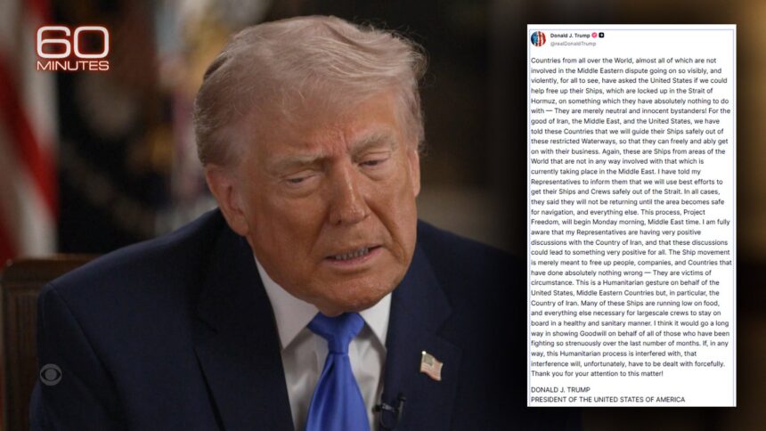 Hormuz, Trump lancia “Project Freedom” per sbloccare le navi 4 maggio 2026 Washington annuncia l’intervento per liberare le rotte: oltre 100 velivoli e migliaia di militari pronti. Timori per possibili escalation