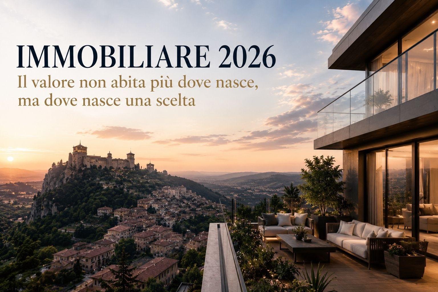 DOVE VA L’IMMOBILIARE. Il valore non abita più dove nasce il cemento, ma dove nasce una scelta