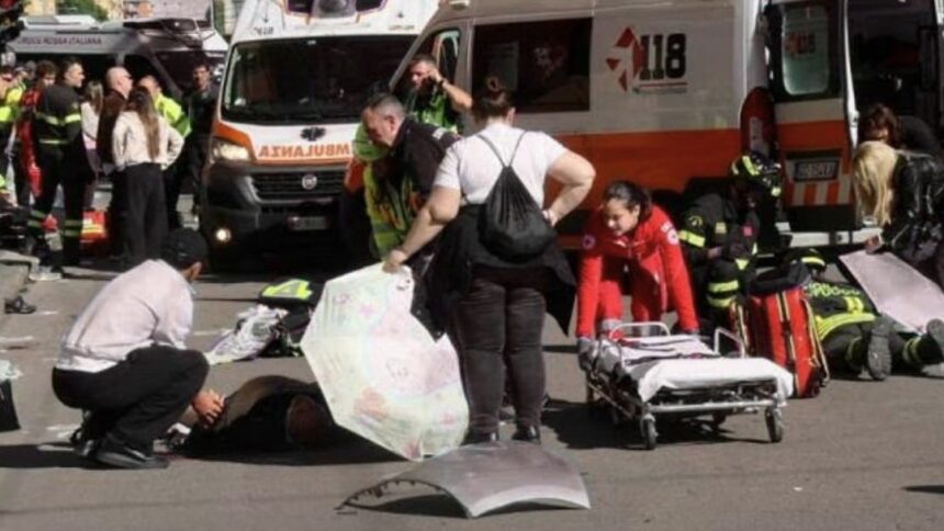 Auto sulla folla a Modena, cinque i ricoverati: l’investitore fermato per strage