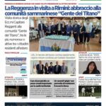 San Marino. La prima pagina de La RepubblicaSM
