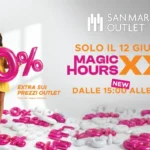 A San Marino Outlet tornano le Magic Hours: 9 ore di shopping a metà prezzo