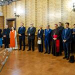 San Marino. I Capitani Reggenti ricevono Mons. Rino Fisichella in Udienza per il Forum NEXT