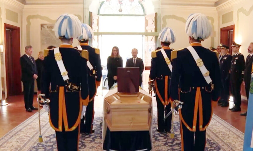 La Reggenza rende omaggio a Mariella Mularoni alla Camera Ardente