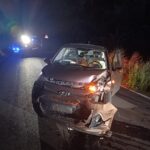 Scontro frontale nella notte a Poggio Torriana: due auto coinvolte