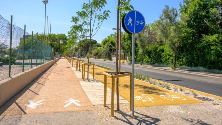 A Riccione un occhio elettronico per studiare il transito sulla ciclabile