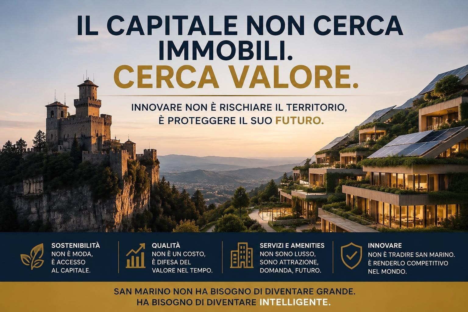 DOVE VA L’IMMOBILIARE. Il capitale non premia chi conserva l’immobile, ma chi costruisce valore