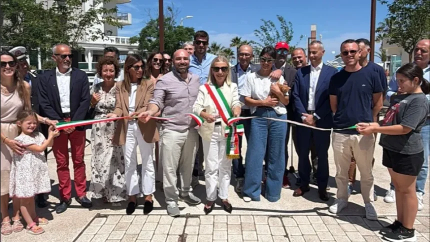 A Cattolica inaugurano la Piazza Giardini De Amicis e la vasca di prima pioggia