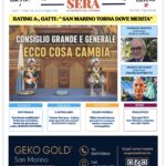 San Marino. La prima pagina del Serenissima Sera