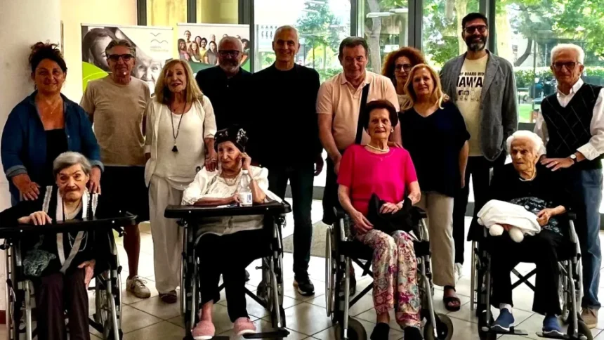 Valloni, un luogo da ultracentenarie. 412 anni per quattro arzille signore