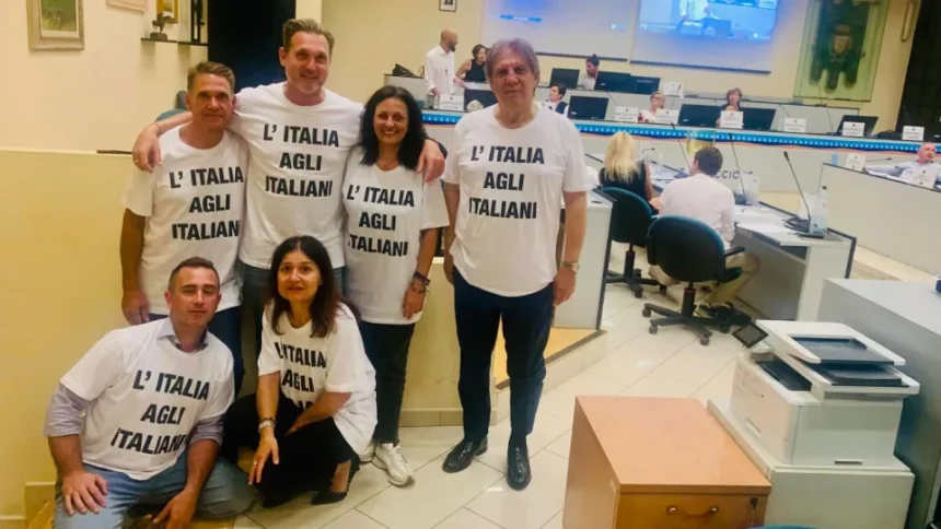 “L’Italia agli italiani”. Scoppia la polemica in consiglio a Riccione