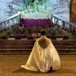 Il Corpus Domini nel cortile della Chiesa di San Nicolò, polo missionario