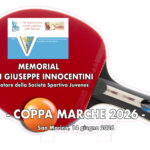 San Marino. Tennistavolo 49° Coppa Marche e Memorial Don Giuseppe Innocentini