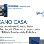 Rimini, il 25 giugno al Fulgor il convegno sui temi del Piano Casa