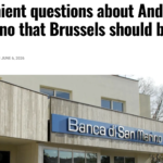 UE REPORTER.CO: ”Scomode domande su Andorra e San Marino che Bruxelles dovrebbe porsi”