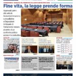 San Marino. La prima pagina de La RepubblicaSM