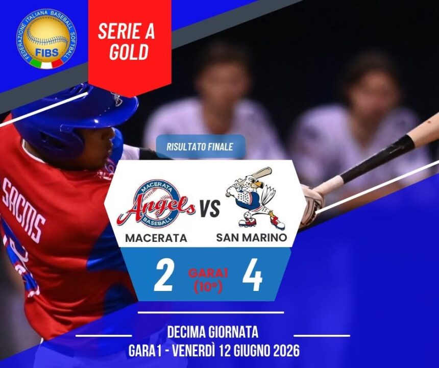 San Marino piega Macerata 4 a 2: decisivi Wong e Marlin al decimo