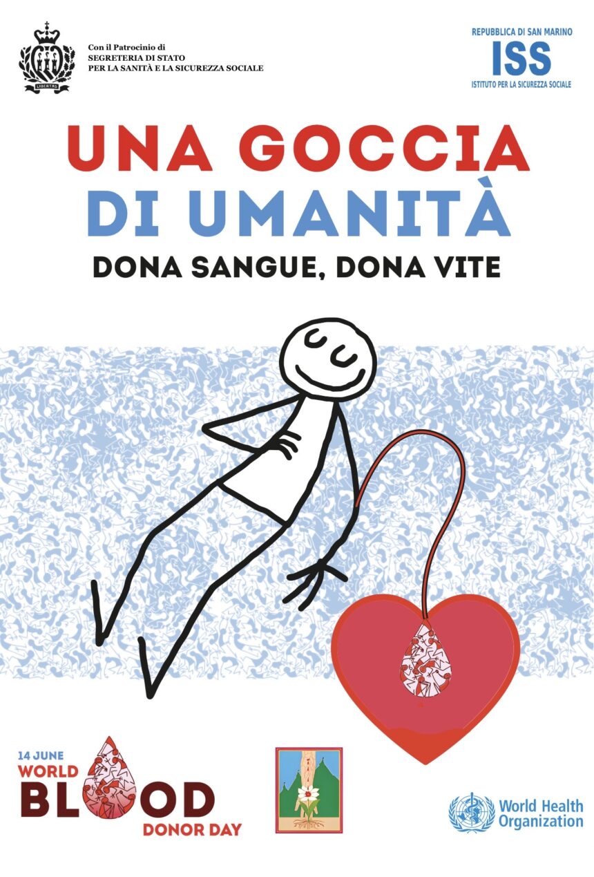 ISS San Marino. Giornata Mondiale del Donatore di Sangue: un ringraziamento ai donatori sammarinesi