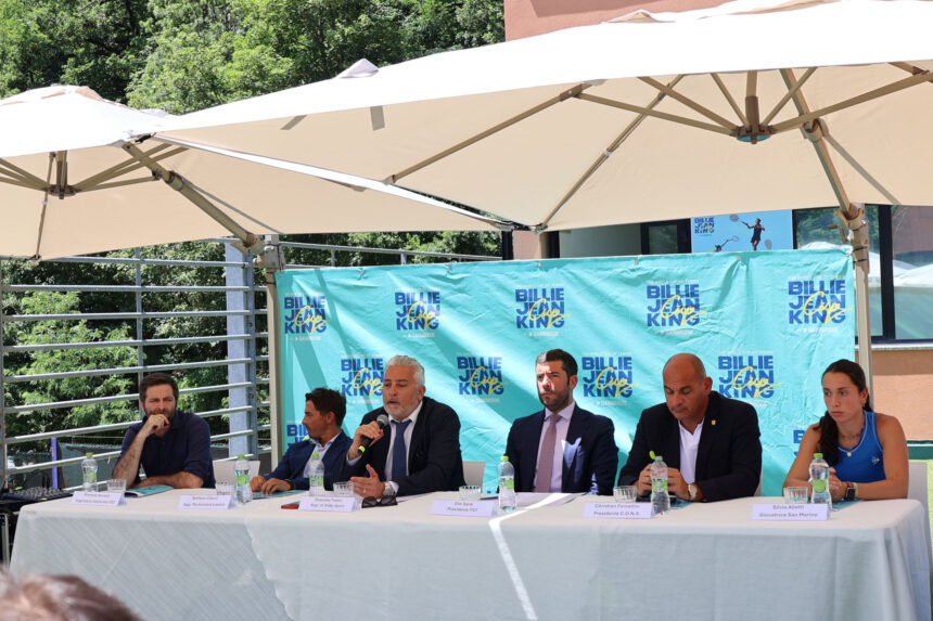 Federazione Sammarinese Tennis. San Marino è pronto a ospitare per la prima volta la Billie Jean King Cup: presentata l’edizione del torneo che si aprirà ufficialmente domani