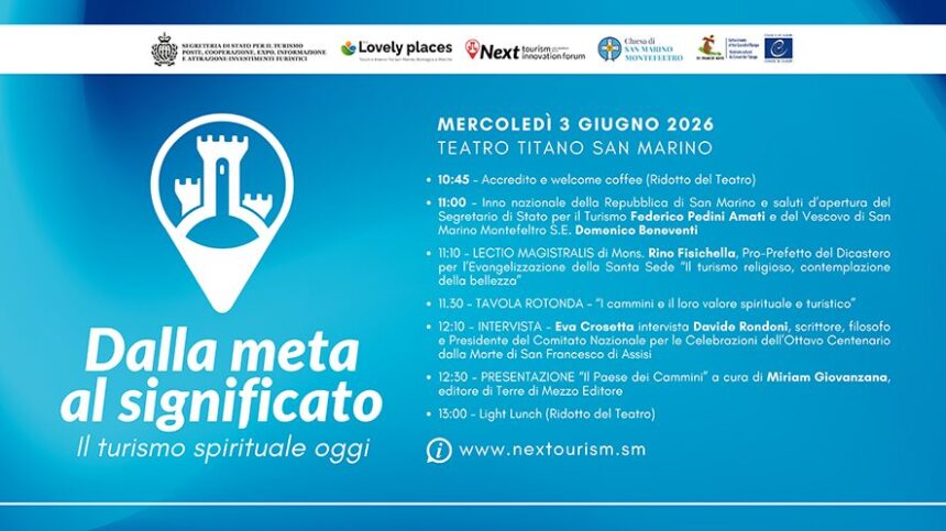 San Marino diventa capitale del Turismo spirituale