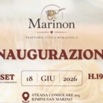 NON MANCARE. Giovedì prossimo 18 giugno MARINON accende i motori: la tradizione romagnola trova casa tra Rimini e San Marino