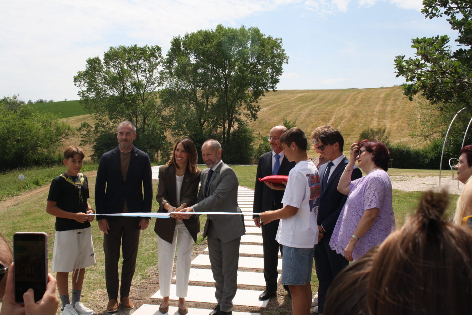 San Marino, inaugurato a Serravalle il Giardino dei Giusti dell’Umanità al Parco Laiala