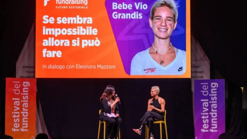 Bebe Vio inaugura gli incontri pubblici per il festival del Fundraising