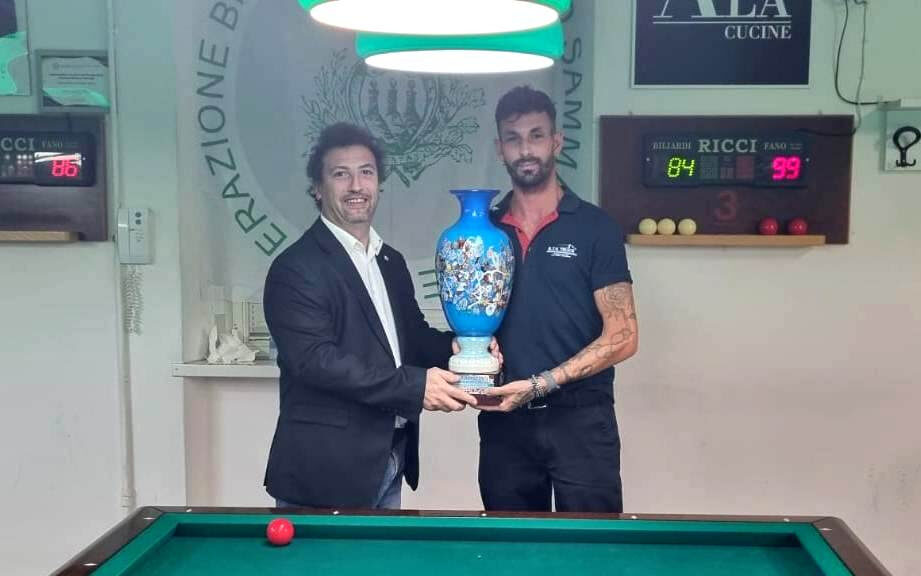 San Marino. Daniel Destino si aggiudica il 1° Trofeo Billiards Summer