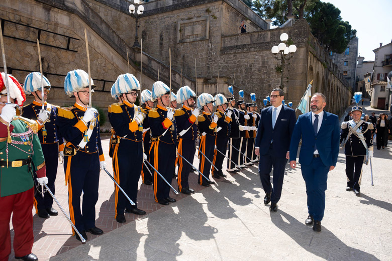 San Marino accoglie il Ministro degli Affari Esteri di Cipro, Kombos