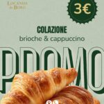 Colazione a 3 euro con vista sulla Riviera: il buongiorno della Locanda de Borg