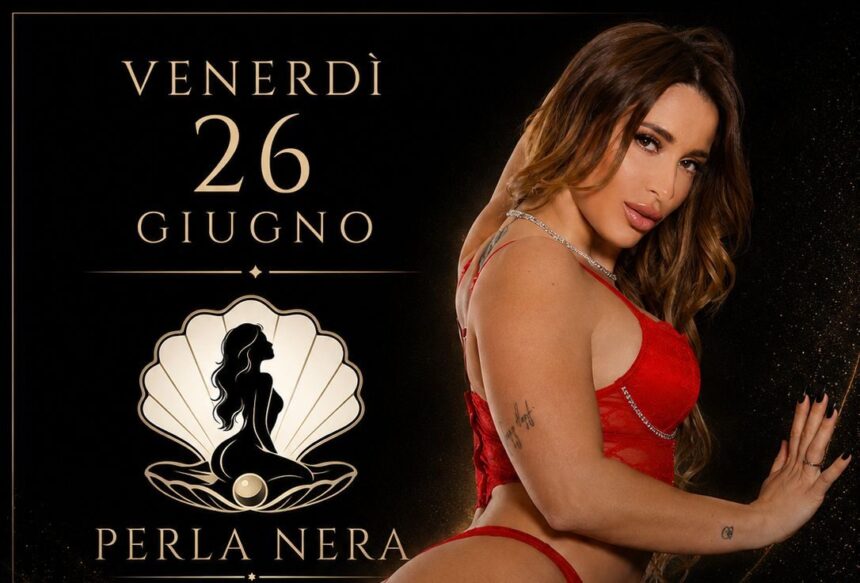 San Marino. Venerdì 26 giugno Sara Diamante arriva al Perla Nera Show Club